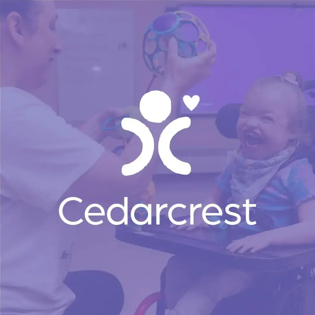 Cedarcrest rebranding case study logo and graphic