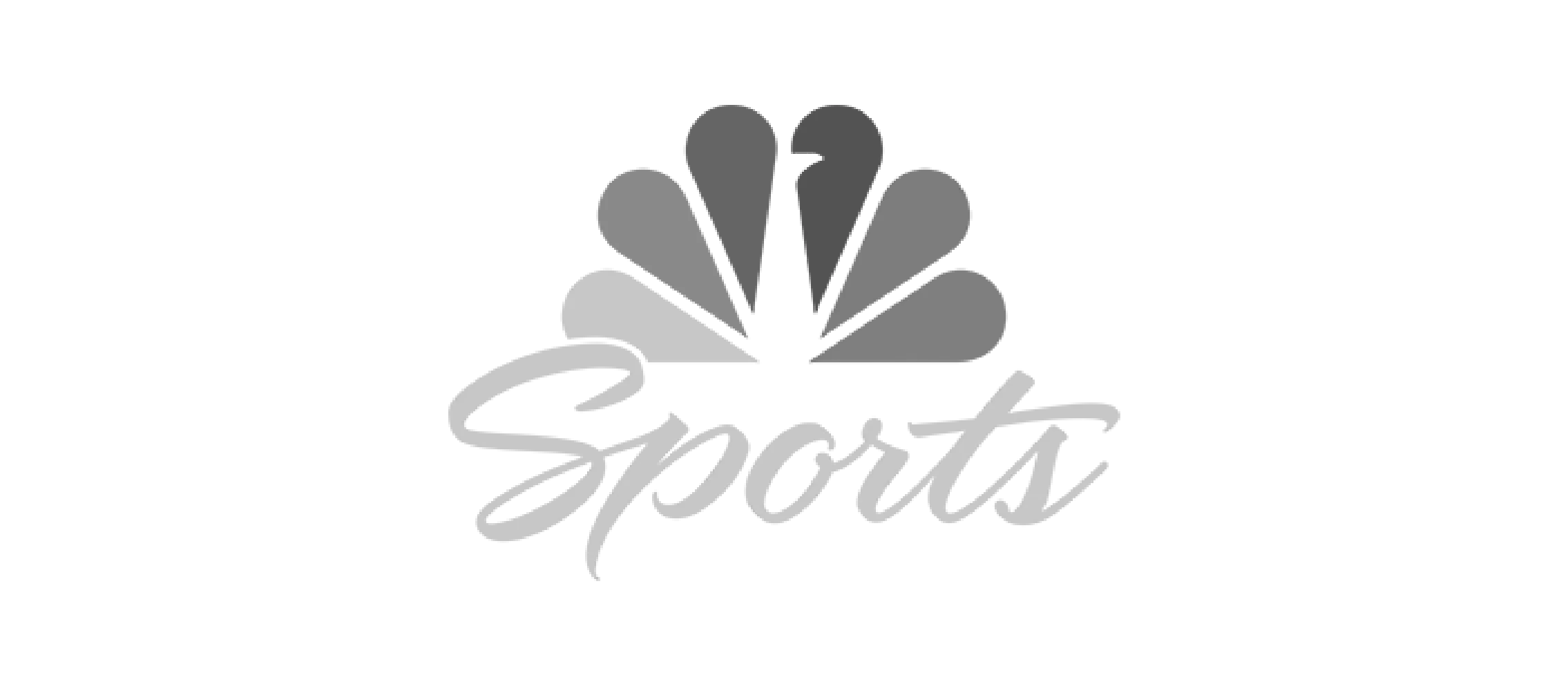 NBC Sports logo with a stylized peacock icon above the word Sports in script font.